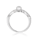 Freshwater Pearl with Moissanite Accents Rhodium Over Sterling Silver Ring