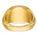 10K Yellow Gold Men's Textured with Enamel Knights Templar Masonic Ring