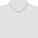 14k Yellow Gold 1.45mm Solid Diamond Cut Cable Chain 16 Inches