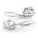 CZ Drop Earrings In Platinum-Enhanced Sterling Silver 6.28ctw