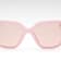 Versace Pink Frame / Light Pink Mirrored Lenses Sunglasses