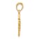 14k Yellow Gold Polished Heart with Circles Pendant