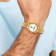 LogoArt Michigan State University Pro Gold-tone Gents Watch