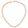 14K Yellow Gold Pink Freshwater Cultured Pearl 12 Inch Necklace, 5 Inch
Bracelet and Earring Set