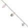 Sterling Silver Enamel Lollipop, Cupcake and Heart with 1.5-inch
Extension Children's Bracelet