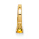 14k Yellow Gold 3D Ring with Yellow Cubic Zirconia November Birthstone Charm
