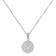 Initial Z Charm Pendant Necklace In Silver-Tone