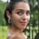 14K Yellow Gold Over Sterling Silver Mini Gold Leaf Acrylic Hoops in Teal