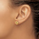 14k Yellow Gold Polished 8mm Love Knot Stud Earrings