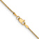 14k Yellow Gold 1.2mm Diamond Cut Wheat Chain 14"