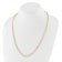 14K Yellow Gold Polished Flat Oval Link Necklace