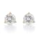 Certified White Lab-Grown Diamond H-I SI 14k Yellow Gold Martini Stud
Earrings 0.50ctw