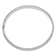 Rhodium Over 14k White Gold 6.2mm Textured and Diamond-Cut Twisted
Hinged Bangle