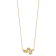 14K Yellow Gold Diamond-cut Snake Necklace