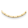 14K Yellow Gold 4mm Multi-bar 16.5-inch Necklace