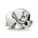 Sterling Silver Elephant Bead
