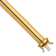 14K Yellow Gold 8.4mm 7.25 inch Omega Bracelet