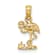 10K Yellow Gold Mini Flamingo Charm