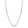 Rachel Zoe CZ Graduated Tennis Necklace in 14K Gold Over Brass