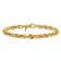 14k Yellow Gold 5mm Polished Fancy Link Bracelet