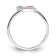 Rhodium Over Sterling Silver Pink Enamel and Cubic Zirconia Elephant
Children's Ring