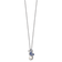 Rhodium Over Sterling Silver Cubic Zirconia Freshwater Pearl Enamel
Seahorse Necklace