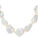 Baroque Freshwater Pearl Strand Necklace In Sterling Silver