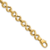 14K Yellow Gold Polished Fancy Infinity Link Bracelet
