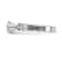 Rhodium Over 14K White Gold AA Quality Trio Engagement Ring 0.13ctw