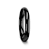 RAVEN Domed Black Tungsten Wedding Band 2mm
