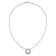 Rhodium Over 14K White Gold Lab Grown Diamond SI1/SI2, G H I, Circle 18
Inch Necklace 0.99ctw