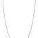 14k White Gold 1mm Cable Chain 26 Inches