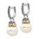 Sterling Silver Antiqued with 14K Accent 10mm Freshwater Cultured Pearl
Dangle Earrings