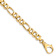 14k Yellow Gold 8.5mm Hand Polished Solid Fancy Link 24 Inch Chain