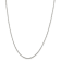 Rhodium Over Sterling Silver 1.7mm 8 Sided D/C Mirror Box Chain