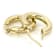 Polished Hoop Earrings In 18K Gold Over Sterling Silver 0.65 Inch