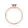 Oval Lab Created Alexandrite 14K Rose Gold Over Sterling Silver
Solitaire Ring, 1.00ct