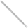 Rhodium Over Sterling Silver 11.8mm Puffed Mariner 7.5 Inch Chain Bracelet