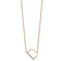 14k Yellow Gold and Rhodium Over 14k Yellow Gold Sideways Diamond
Initial D Pendant 18 Inch Necklace