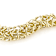 Royal Link Statement Bracelet In Solid 14K Yellow Gold 9.5mm