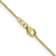18K Yellow Gold 0.9mm Solid Box 24 Inch Chain