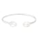 7.5-8mm White Cultured Freshwater Pearl Silver  Bracelet