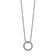 Rhodium Over 14K White Gold Lab Grown Diamond VS/SI GH, Circle Necklace