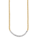 14K Two-tone Diamond-cut Beaded 18-inch Necklace