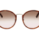 Gucci Brown and Gold Tone Frame / Brown Gradient Lens Sunglasses