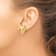 14k Yellow Gold Polished Non-pierced Stud Earrings