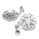 Sterling Silver Freshwater Pearl and Cubic Zirconia Earring