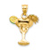 14k Yellow Gold Multi-Color Enameled Margarita Drink with Umbrella and
Lime Charm