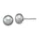 Rhodium Over Sterling Silver 7-8mm Gray Freshwater Pearl Earring
Bracelet Necklace Set