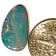 Opal on Ironstone 16.3x9.5mm Free-Form Doublet 3.43ct